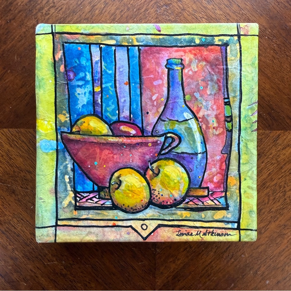 Mixed Media Still Life by Linda M. Atkinson